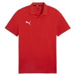 Puma 65860501 Kırmızı Teamgoal Casuals Polo Yaka Futbol Antrenman Erkek T-Shirt