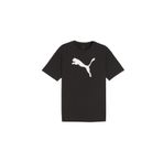Puma 65870503 Siyah Teamrise Logo Jersey Cotton Günlük Erkek T-Shirt