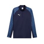 Puma 65972406 Teamliga26 Training 1/4 Zip Mavi Futbol Antrenman Uzun Kollu Erkek T-shirt