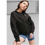 Puma 67600301-HER Full-Zip Hoodie TR Siyah Kadın Kapüşonlu Zip Ceket