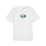 Puma 68018302 Graphics Execution Beyaz Günlük Stil Erkek T-shirt