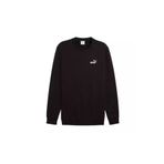 Puma 68256401 ESS Small No 1 Logo Crew Siyah Günlük Stil Erkek Sweatshirt