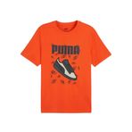 Puma 68320918 Graphics Turuncu Günlük Stil Erkek T-Shirt