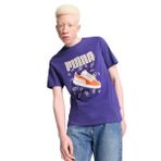Puma 68320927 Graphics Mavi Günlük Stil Erkek T-Shirt