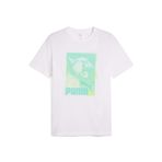 Puma 684836-02 Graphic Photoprint Tee Tişört Erkek T-Shirt BEYAZ