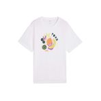 Puma 685085-02 Graphic Relaxed Fruity Tee Tişört Kadın T-Shirt BEYAZ