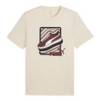 Puma 68803387 Graphic TEE Bej Günlük Stil Erkek T-Shirt