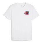Puma 68803402 Graphic TEE Beyaz Günlük Stil Erkek T-Shirt