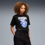 Puma 691908 01 Graphics Relaxed Tee Better Kadın T-Shirt - Siyah