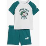 Puma 69328902 Super And Set Unisex Çocuk Eşofman Takımı - 9 - 12 Ay - Beyaz