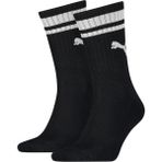 Puma 90794401 Crew Heritage Stripe 2P Unisex Siyah Günlük Stil Çorap