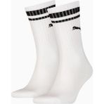 Puma 90794402 Crew Heritage Stripe 2P Beyaz 2'li Unisex Çorap