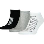Puma 90798801 PUMA GRAPHIC SNEAKER 3P Beyaz Erkek Çorap