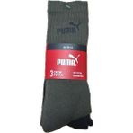Puma 947110-05 Elements Crew So 3 Pack 3 Parça-Adet Unisex Çorap - 39 - 42 - Yeşil