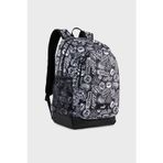 Puma Academy Aop Desenli Ayarlanabilir Omuz Askılı Unisex Sırt Çantası 09115008 SİYAH-BEYAZ