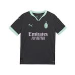 PUMA ACM Third Jersey Replica Jr Erkek/Unisex Forma, Shadow Gray-Fresh Mint, 5-6YAŞ