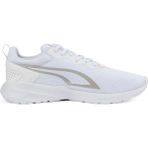 Puma All-Day Active Spor Ayakkabı Kadın Düz Taban Tekstil Malzeme ile Günlük Kullanıma Uygun - Beyaz