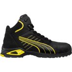 Puma Amsterdam Mid Alüminyum Burunlu İş Botu S3 Src - Siyah - Sarı