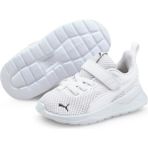 Puma Anzarun Lite Ac Inf Bebek Günlük Ayakkabı Erkek ve Kız Çocuklar İçin Hafif Nefes Alabilir - Beyaz