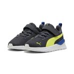 Puma Anzarun Lite AC Inf Galactic Gray-Lemon Sherbert-Black Erkek Çocuk-Unisex Spor Ayakkabı