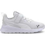 Puma ANZARUN LITE AC PS Beyaz Erkek Çocuk Spor Ayakkabı Hafif Kauçuk Taban Yapısı ile
