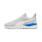Puma Anzarun Lite Alpine Snow Creamy Vanilya Kaju Glacial Gray-White-Hyperlink Blue-Tangerine Uniseks Spor Ayakkabı
