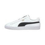PUMA Basket Classic XXI┃günlük ayakkabı, Puma Beyaz Puma Siyah, 44 EU