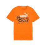 Puma Baskılı Erkek Çocuk T-Shirt 68847226-Mıd90S Graphic Tee Iıı B O, Turuncu, 9-10 Yaş