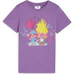 Puma Baskılı Mor Kadın T-Shirt 62481650-PUMA x Trolls Tee - 1 - 2 Yaş
