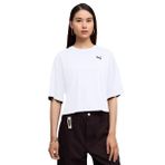 PUMA Bayan Gardrop ESS Kısa Büyük Beden Tişört, Beyaz, L