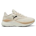 PUMA Bayan Softride Mayve WN's sokak koşu ayakkabısı, Alpine Snow Warm White PUMA Black, 40.5 EU