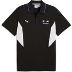 Puma Bmw M Motorsport Erkek Polo Tişört L Beden Geri Dönüştürülmüş Pamuklu Rahat Tasarım - Siyah