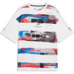 Puma Bmw M Motorsport Lıfestyle Erkek Geniş Kesim Tişört - Puma White