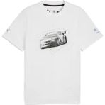 Puma Bmw Mms Ess Graphic Tee Erkek Beyaz Tişört 63489902 - L