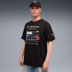 Puma Bmw Motorsport Bold Graphic Erkek Tişört - Siyah