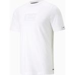 Puma Bmw Motorsport Logo Erkek Beyaz Tişört (538141-02) - XL