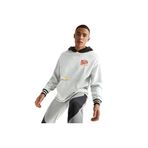 PUMA Boroughs Erkek Kapüşonlu Basketbol Sweatshirt Light Gray Heather-PUMA Black L