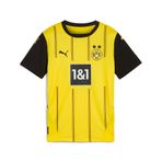 PUMA BVB Home Jersey Replica Jr Erkek/Unisex Forma, Faster Yellow-PUMA Black, 5-6YAŞ