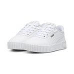 Puma Carina 2.0 Holo 2.0 PS White-Mauve Mist-Silver Kız Çocuk Günlük Spor Ayakkabı