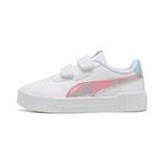 Puma Carina 3.0 Space Belle V Ps Çocuk Sneaker, 34,5, 402806, Puma White-Pinkscape, Unisex Çocuk