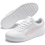 Puma Carına Kadın Spor Ayakkabı Deri Nefes Alabilir Yapı Kalın Taban Koşu ve Yürüyüş İçin İdeal - Puma White-Rosewater