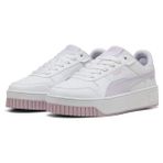 Puma Carina Street Beachfloralsjr 400653 01 Kadın Sneaker Ayakkabı Beyaz Lila 36-40 - Beyaz - Lila