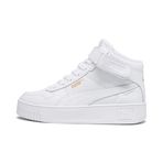 Puma Carina Street Mid-Puma White-Puma White-Puma Gold Mid Kadın Bot