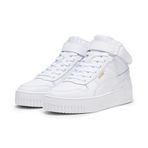 Puma Carina Street Mid-Puma White-Puma White-Puma Gold Mid Kadın Bot