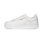 Puma Carina Street White White Gold Kadın Günlük Spor Ayakkabı