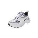 Puma Cassia Silver Mist White Galactic Gray Soluk Plum Kadın Spor Ayakkabı
