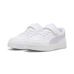 PUMA Caven 2.0 AC+ PS Sneaker Çocuk Spor Ayakkabı, 29 EU, 393839 46, PUMA White-Lilac Frost, Unisex Çocuk