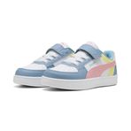 PUMA Caven 2.0 Block çocuk spor ayakkabısı, White Pinkscape Cool Blue Pink, 29 EU