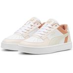 Puma Caven 2.0 Block Jr White-Alpine Snow-Island Pink Erkek Unisex Günlük Spor Ayakkabı