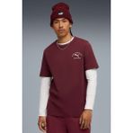 Puma Class Graphic Tee Bordo Erkek Kısa Kol T-Shirt - XL